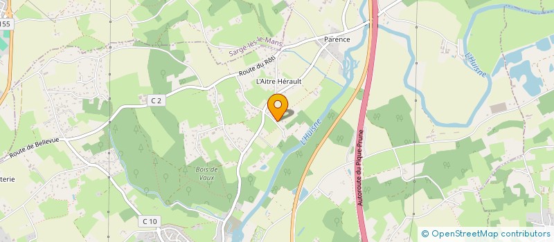 localisation de l'entreprise AUTEUIL LSO4  YVRE-L'EVEQUE