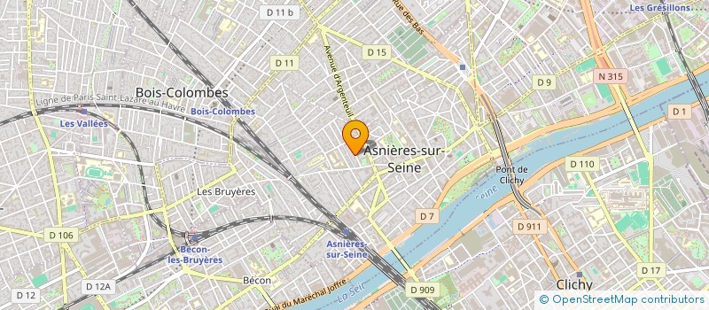 localisation de l'entreprise AUTEUIL LUXURY PERFORMANCE  ASNIERES-SUR-SEINE