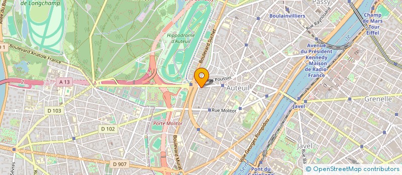localisation de l'entreprise AUTEUIL NATUREMARKET à PARIS