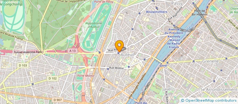 localisation de l'entreprise AUTEUIL SDE  PARIS