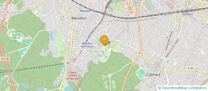 localisation de l'entreprise AUTEUIL VACANCES LOISIRS à MEUDON