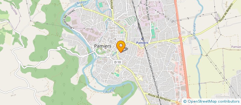 localisation de l'entreprise AUTEUL à PAMIERS