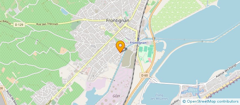 localisation de l'entreprise AUTEURS AU SOLEIL à FRONTIGNAN