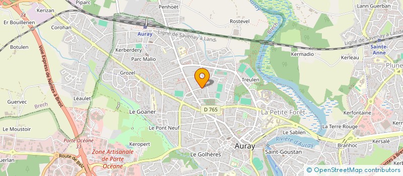 localisation de l'entreprise AUTEURS DE VUES à AURAY