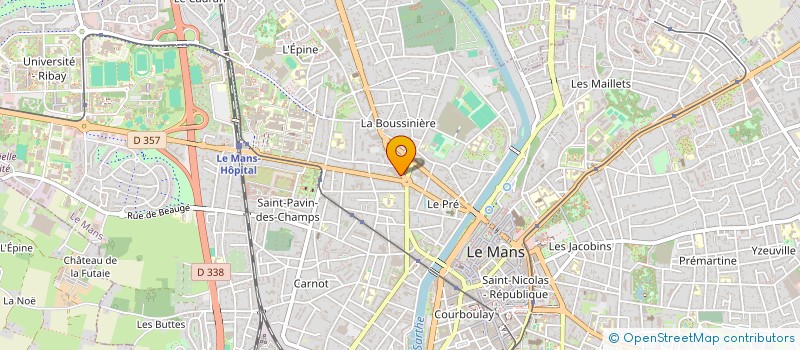 localisation de l'entreprise AUTEURS DU MAINE ET DU LOIR  LE MANS