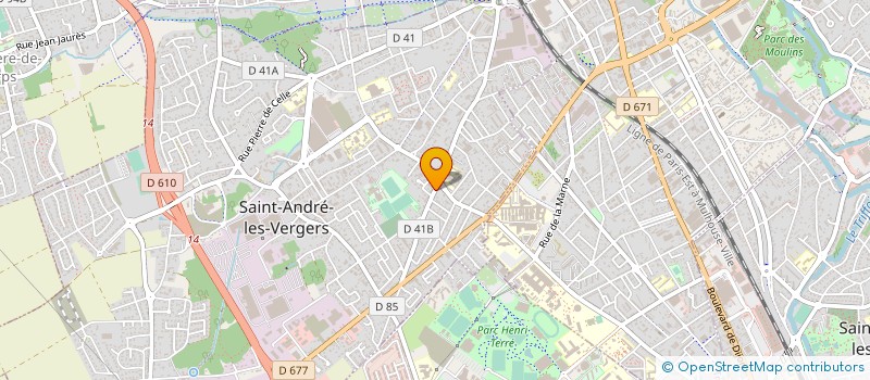 localisation de l'entreprise AUTEXPO  SAINT-ANDRE-LES-VERGERS