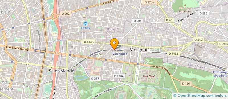 localisation de l'entreprise AUTHELIENCE à VINCENNES