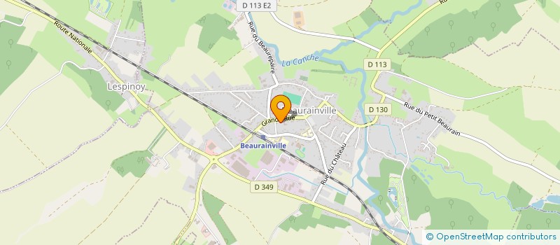 localisation de l'entreprise AUTHENTIC 4X4 à BEAURAINVILLE