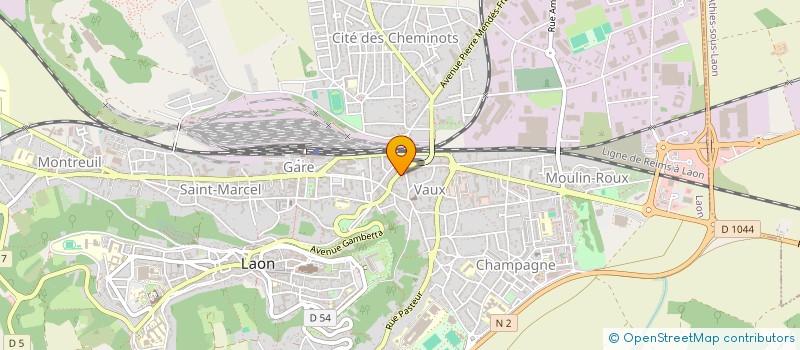localisation de l'entreprise AUTHENTIC à LAON
