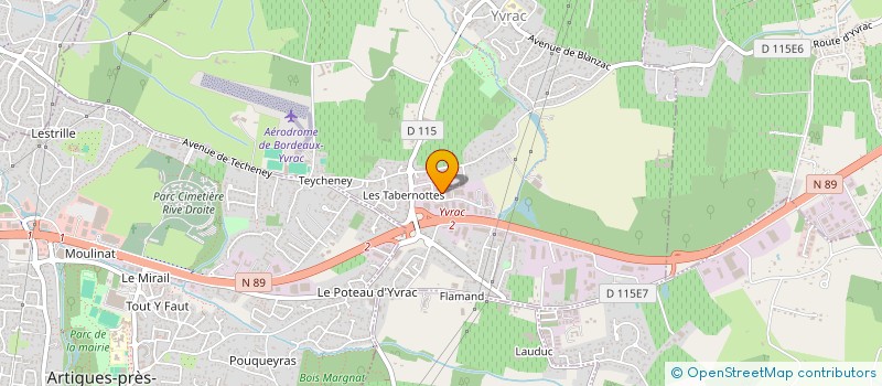 localisation de l'entreprise AUTHENTIC BOIS à YVRAC