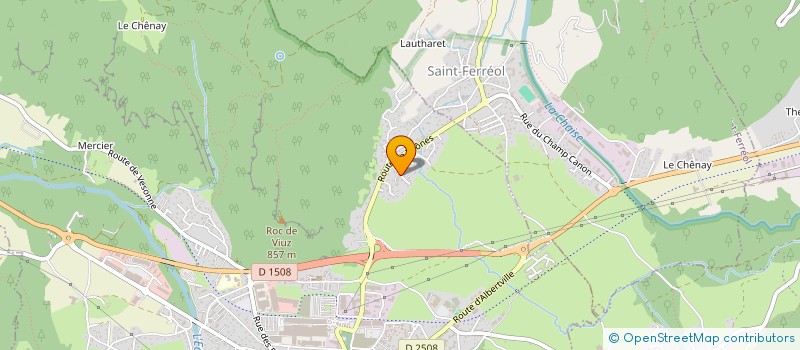 localisation de l'entreprise AUTHENTIC COUNTRY  FAVERGES-SEYTHENEX