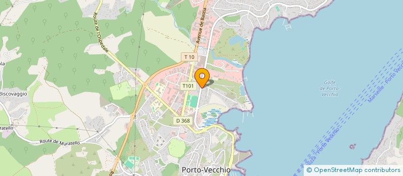 localisation de l'entreprise AUTHENTIC CROISIERES  PORTO-VECCHIO