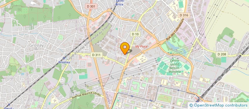 localisation de l'entreprise AUTHENTIC MOVE PRODUCTION  SARCELLES