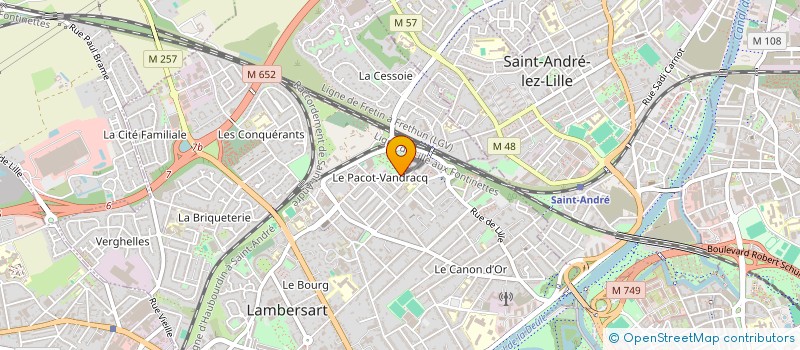 localisation de l'entreprise AUTHENTIC PIXEL à LAMBERSART