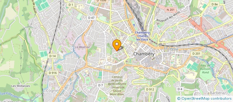 localisation de l'entreprise AUTHENTIC'S DREAM à CHAMBERY