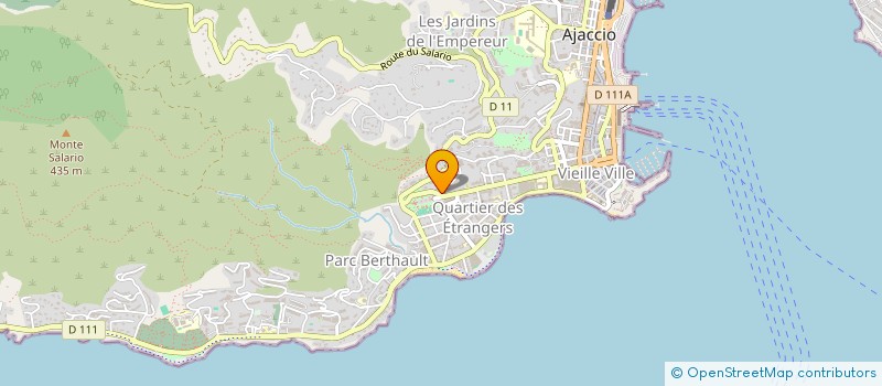 localisation de l'entreprise AUTHENTIC SERVICES 2A  AJACCIO