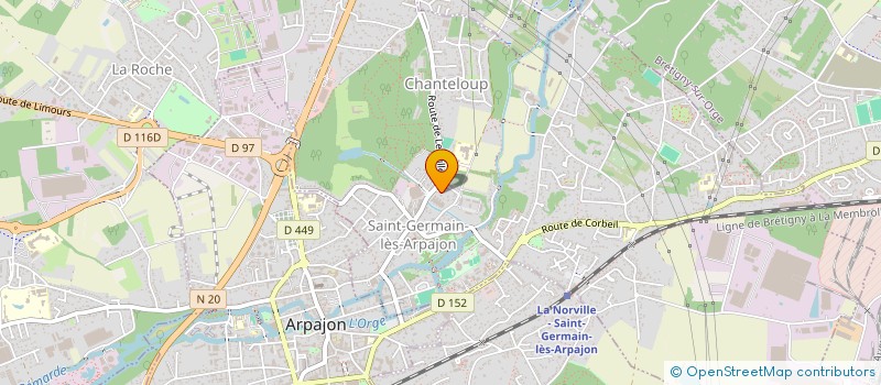 localisation de l'entreprise AUTHENTIC TRANSPORT à SAINT-GERMAIN-LES-ARPAJON