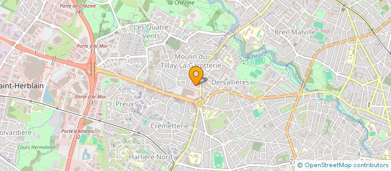 localisation de l'entreprise AUTHENTICITY à ST-HERBLAIN