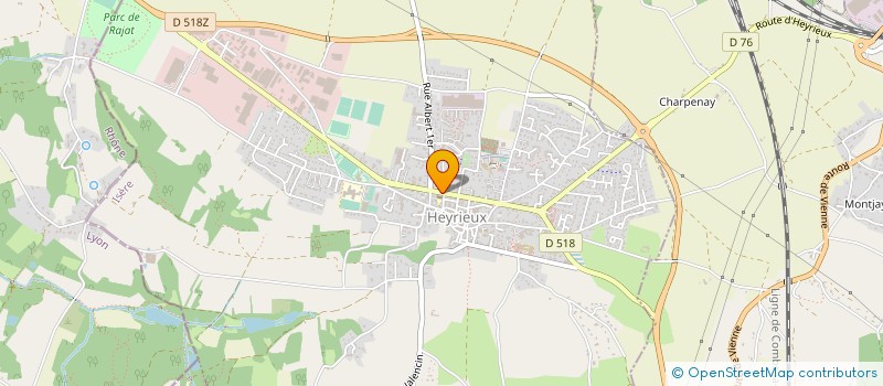 localisation de l'entreprise AUTHENTIK  HEYRIEUX