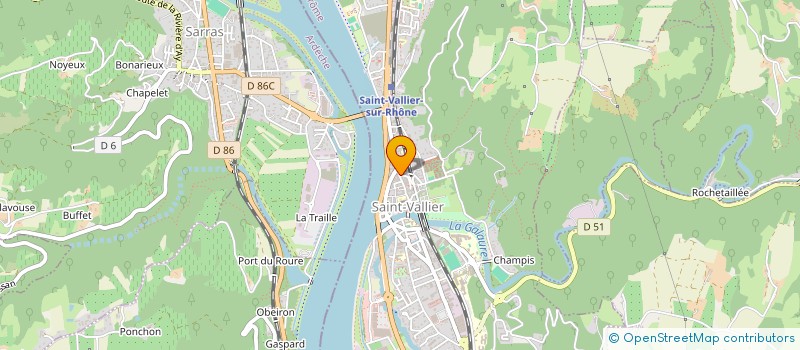 localisation de l'entreprise AUTHENTIK à SAINT-VALLIER
