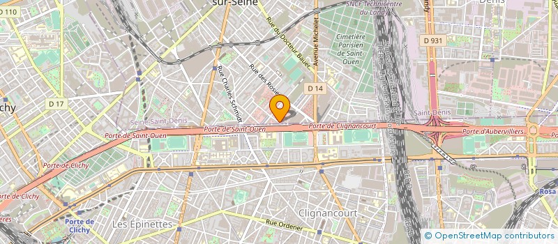 localisation de l'entreprise AUTHENTIKSHOP à SAINT-OUEN-SUR-SEINE