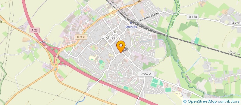 localisation de l'entreprise AUTHENTIQUE  ORCHIES