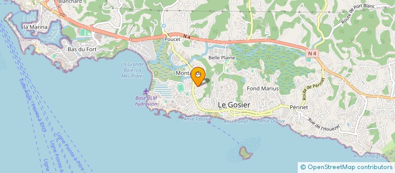 localisation de l'entreprise AUTHENTIQUE CAR  LE GOSIER