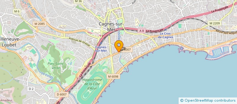 localisation de l'entreprise AUTHENTIQUE EXPERIENCE  CAGNES-SUR-MER