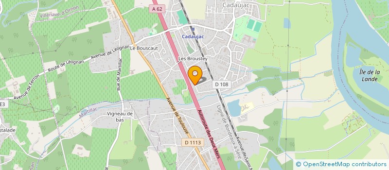 localisation de l'entreprise AUTHENTIQUE IMMO  CADAUJAC