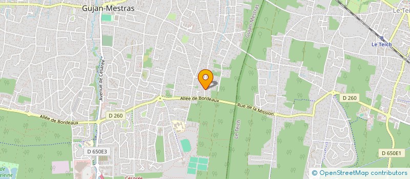 localisation de l'entreprise AUTHENTIQUE JARDIN  GUJAN-MESTRAS