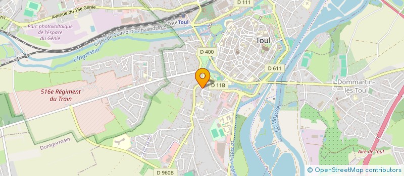 localisation de l'entreprise AUTHENTIQUE SYSTEME  TOUL