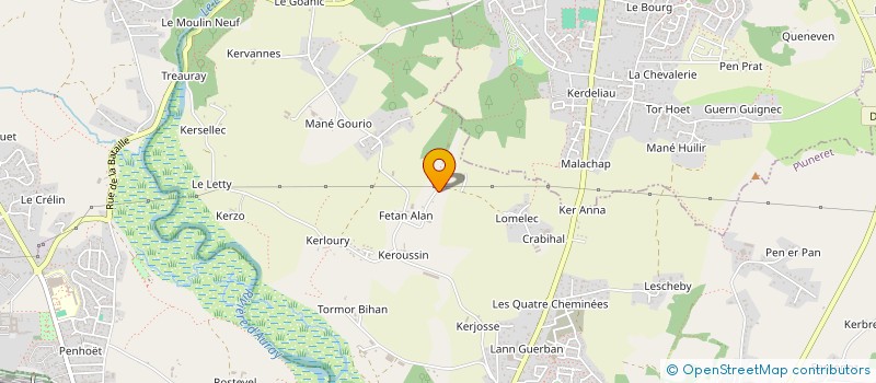 localisation de l'entreprise AUTHENTIQUES PLAQUISTES  AURAY