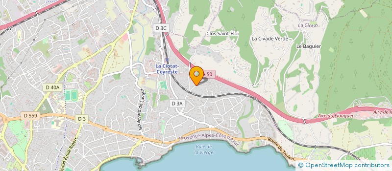 localisation de l'entreprise AUTHES  LA CIOTAT