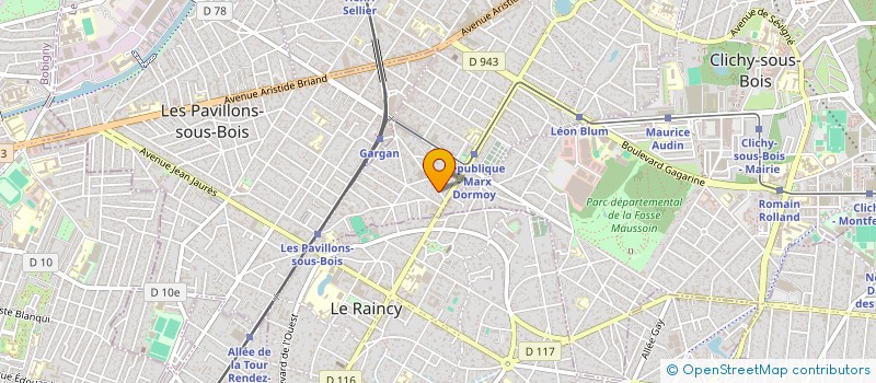 localisation de l'entreprise AUTHEUR  LIVRY-GARGAN