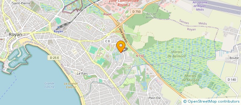 localisation de l'entreprise AUTHI à ROYAN