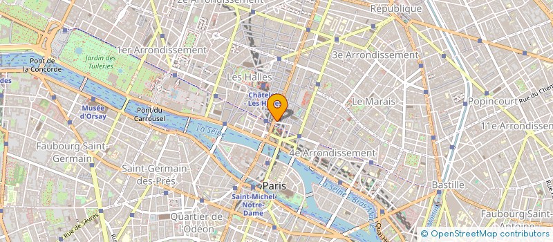 localisation de l'entreprise AUTHICA à PARIS