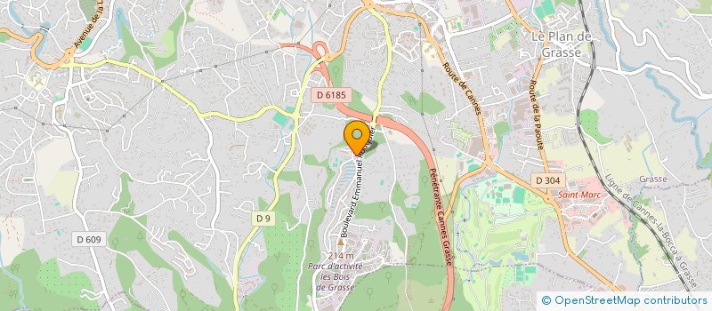 localisation de l'entreprise AUTHIER-IMMO à GRASSE