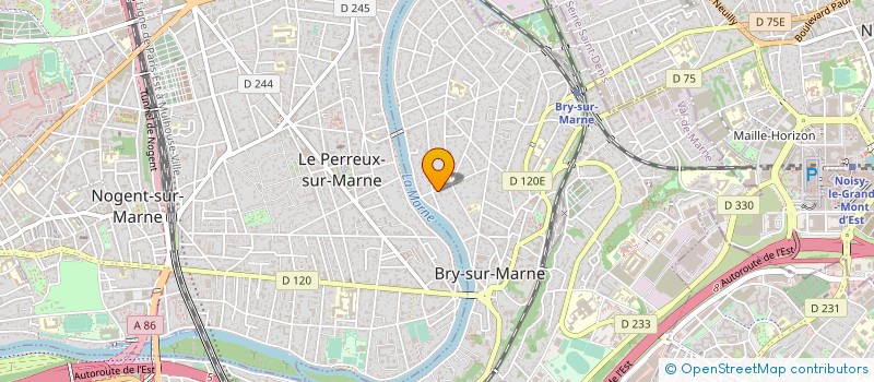 localisation de l'entreprise AUTHIER NICOLAS à LE PERREUX SUR MARNE