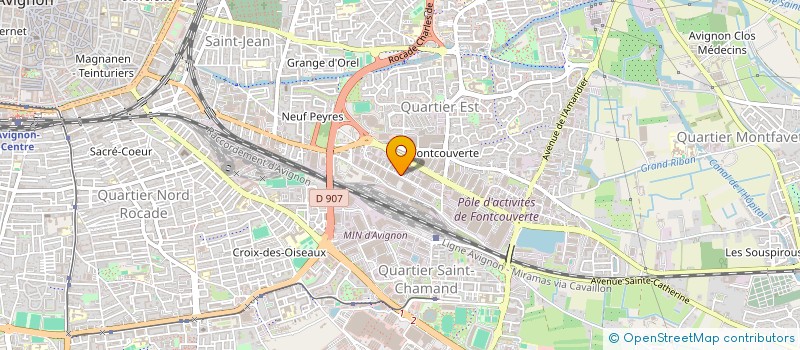 localisation de l'entreprise AUTHIMA  AVIGNON