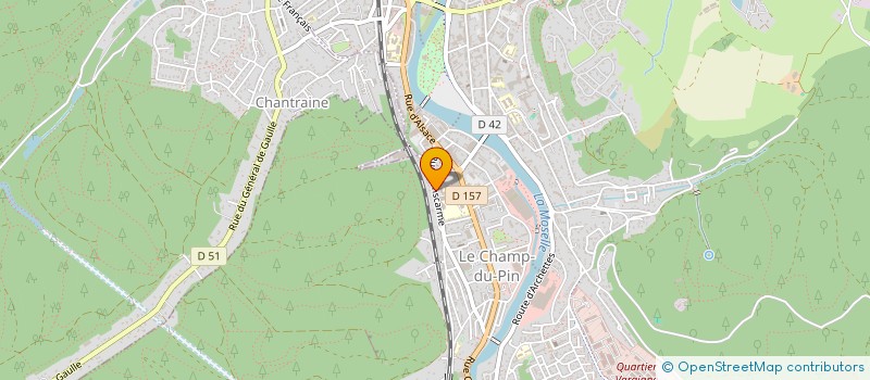 localisation de l'entreprise AUTHINUM à EPINAL