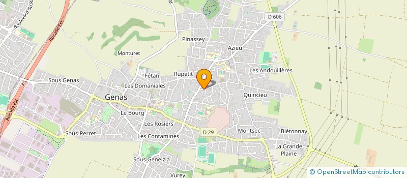 localisation de l'entreprise AUTHIS  GENAS