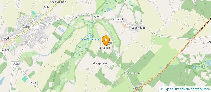 localisation de l'entreprise AUTICEA à SAINT-MOLF