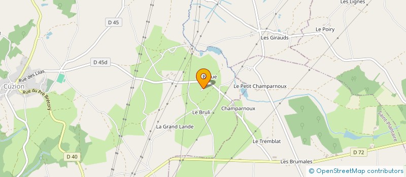 localisation de l'entreprise AUTIDAVOU à CUZION