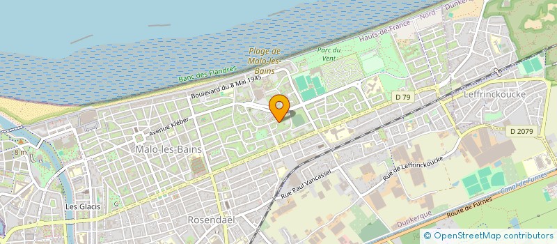 localisation de l'entreprise AUTIER à DUNKERQUE