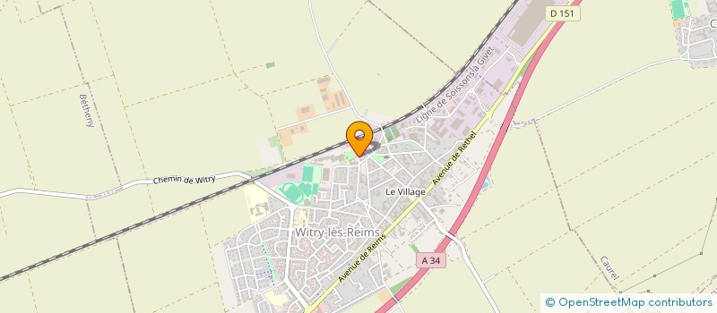 localisation de l'entreprise AUTIN AUTOMOBILES  WITRY-LES-REIMS