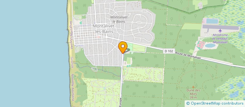 localisation de l'entreprise AUTIN - DUBREUIL INDIVISION  VENDAYS-MONTALIVET