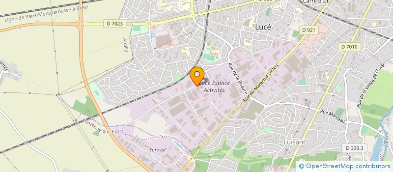localisation de l'entreprise AUTIN ET COMPAGNIE à LUCE