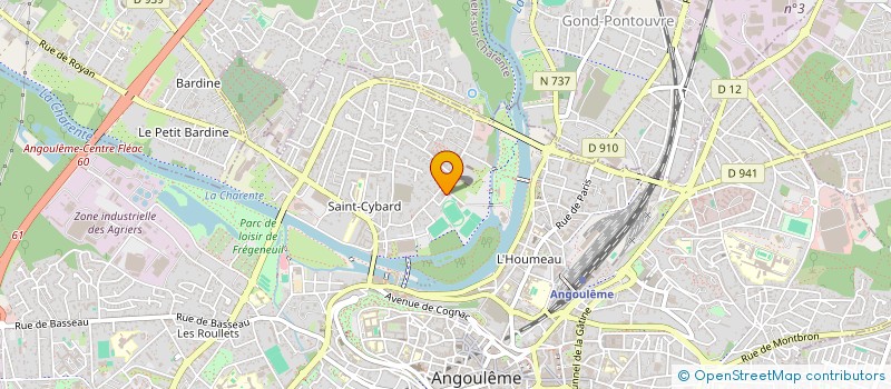 localisation de l'entreprise AUTIN J P ET CAUNEILLE ERIC à ANGOULEME