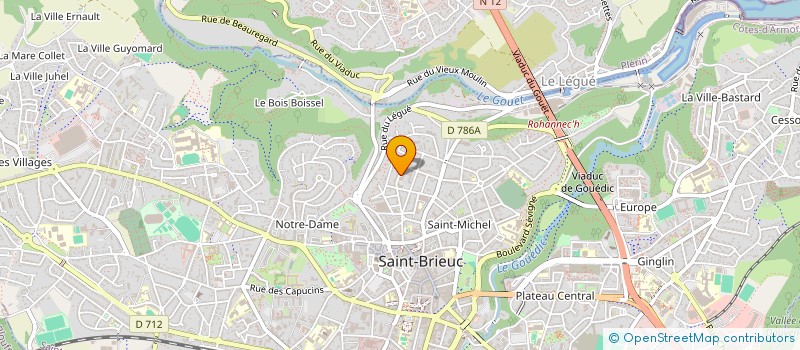 localisation de l'entreprise AUTISME 22 à SAINT-BRIEUC