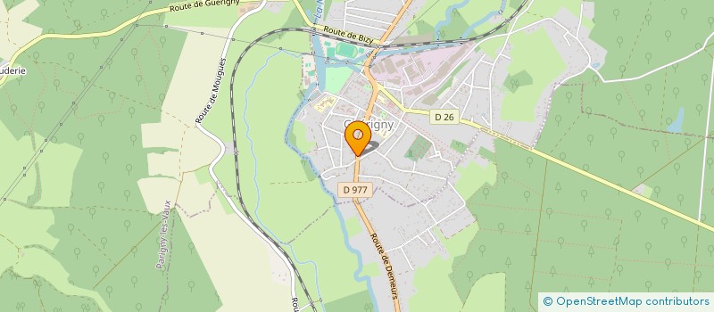 localisation de l'entreprise AUTISME 58  GUERIGNY